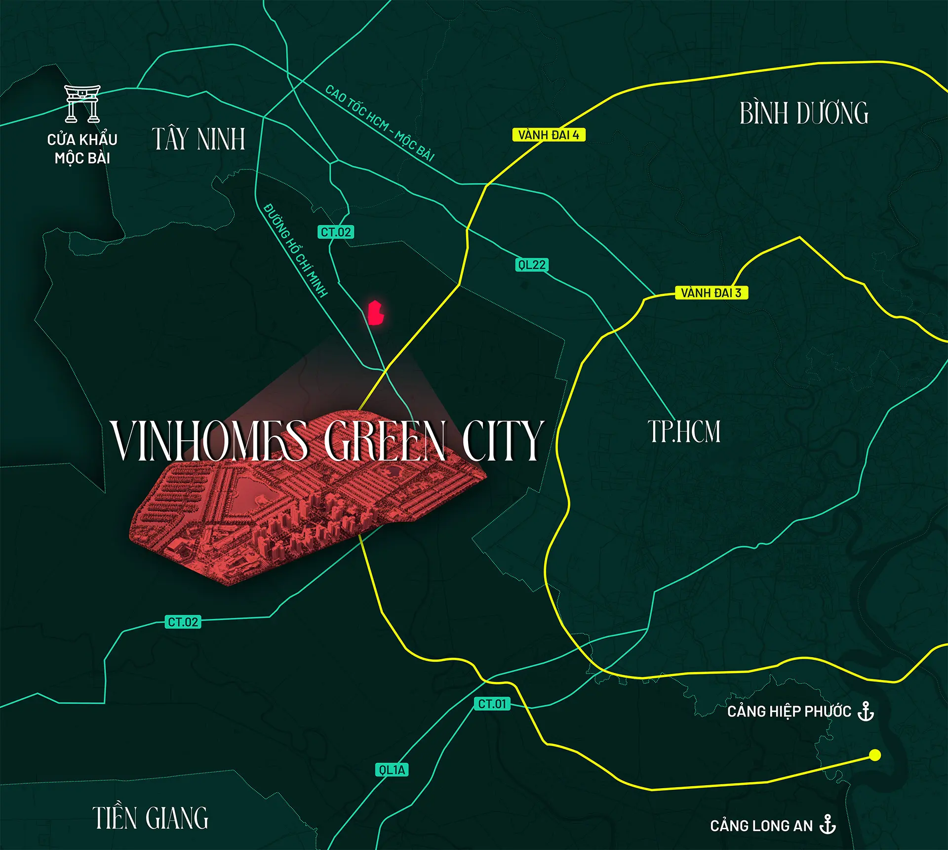 Tâm điểm hạ tầng phía Tây - Đón đầu Vành đai 3 & 4